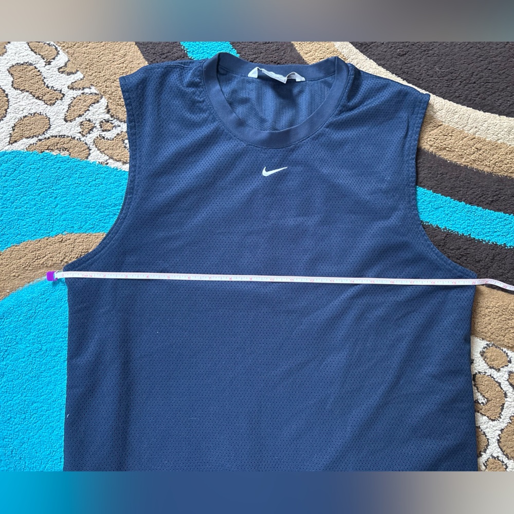 Nike Dark Blue Mesh Athletic Tank - Picture 4 of 5
